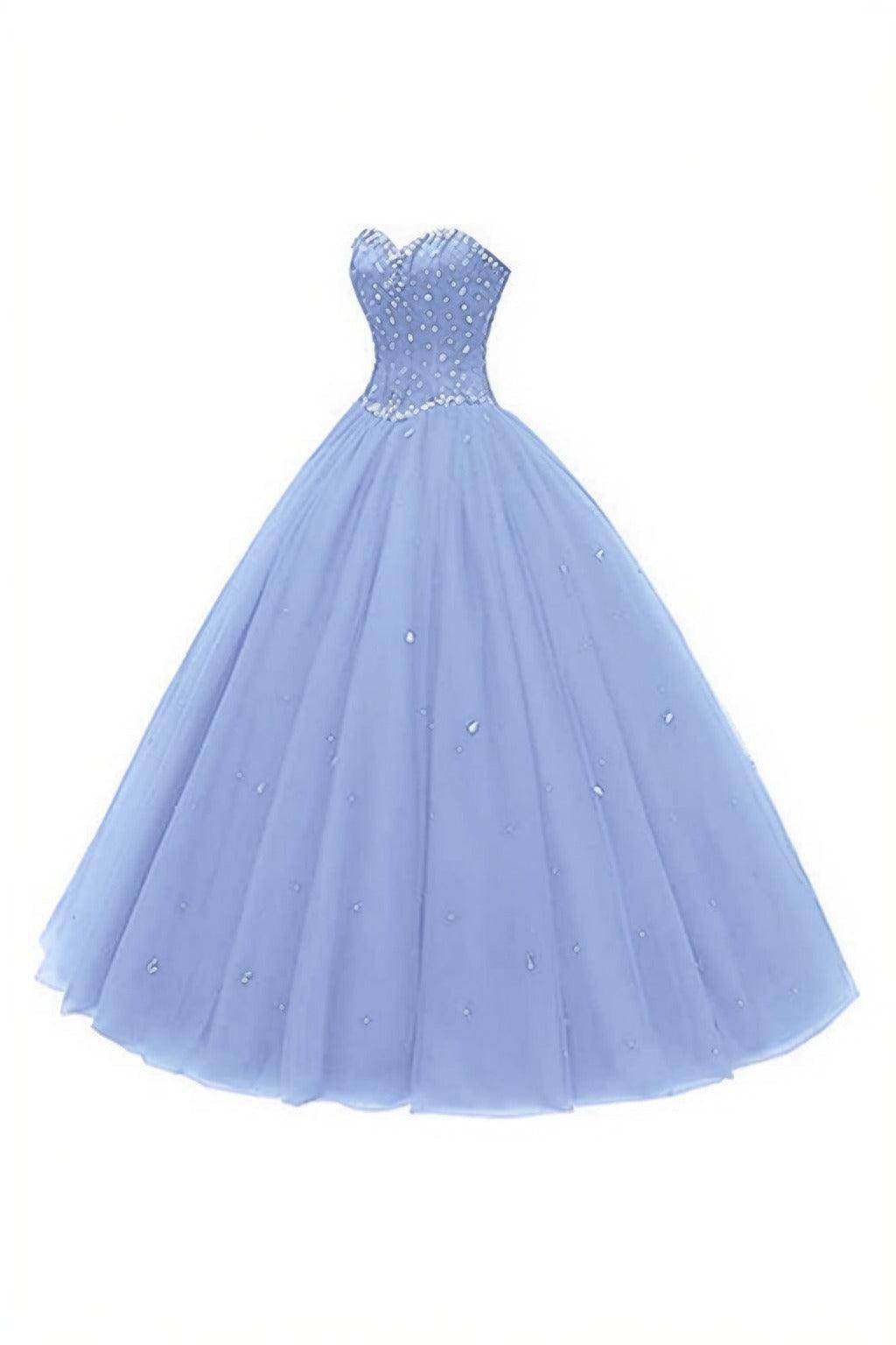 Elegant Princess Floor-Length Tulle Prom Dress CS0425 | Perfect for Homecoming, Ball & Formal Events