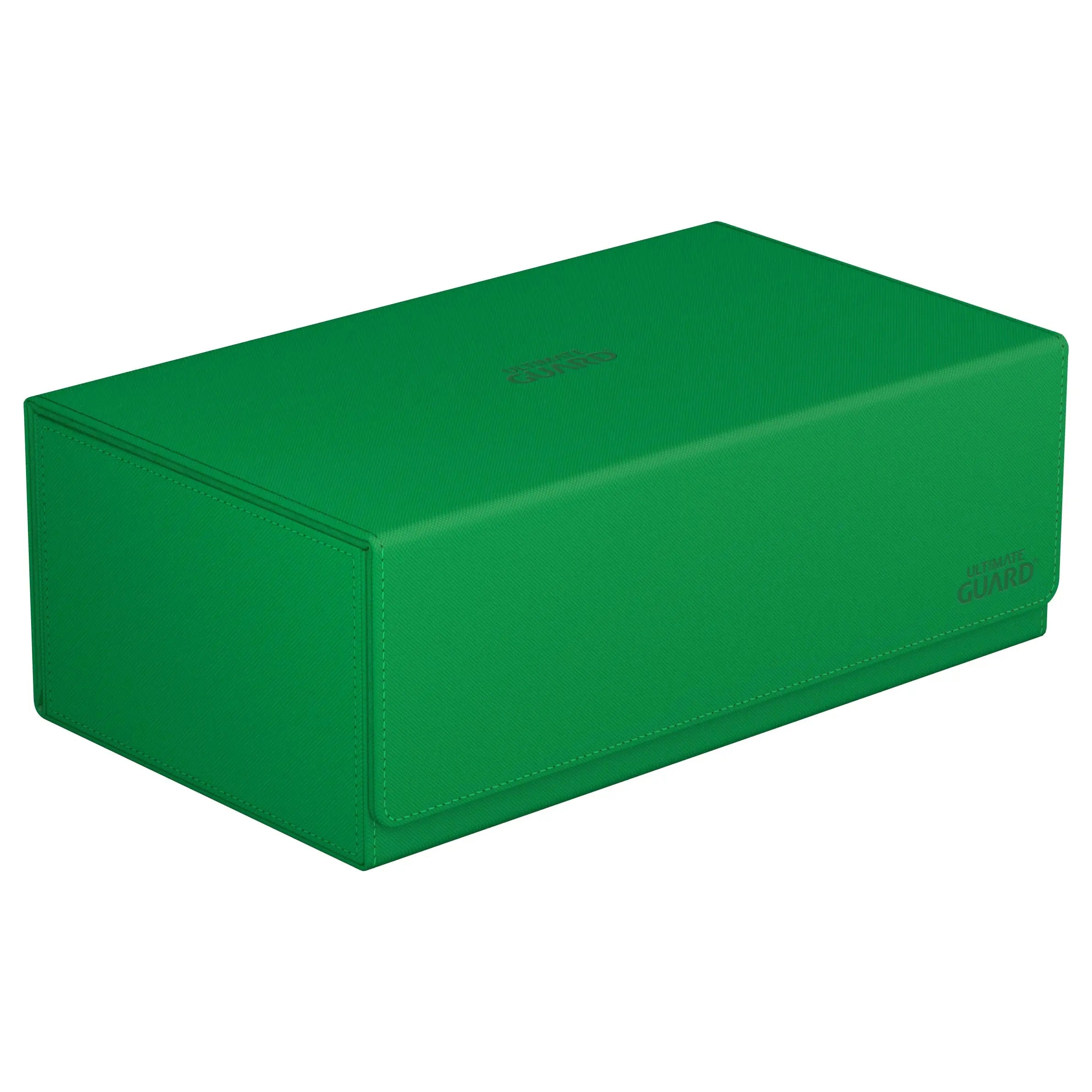 ArkHive Flip Case - Premium Xenoskin & Green Monocolor Wallet for 800+ Cards | Durable RFID Protection for Travel, Business & Everyday Use