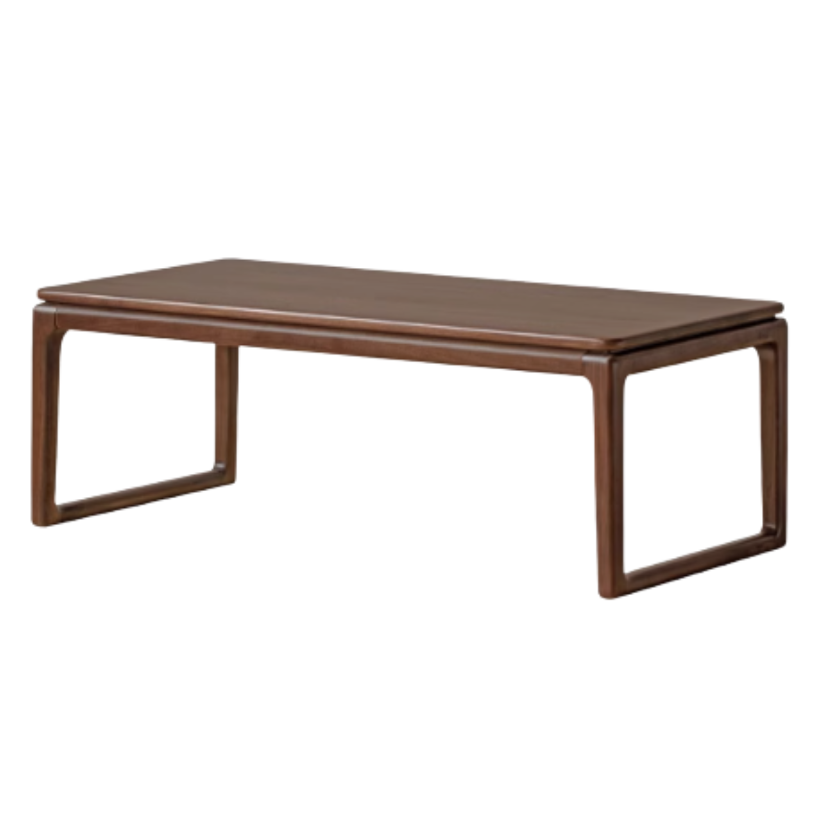 47.2x22x16.5 inch / 120x56x42 cm / Rich dark walnut color / Black walnut tea table