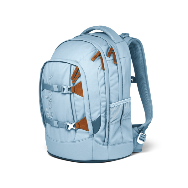 Satch Pack Nordic Ice Blue Backpack - Waterproof Travel Laptop Bag for Men & Women, Perfect for Hiking, Commuting, and Business Trips