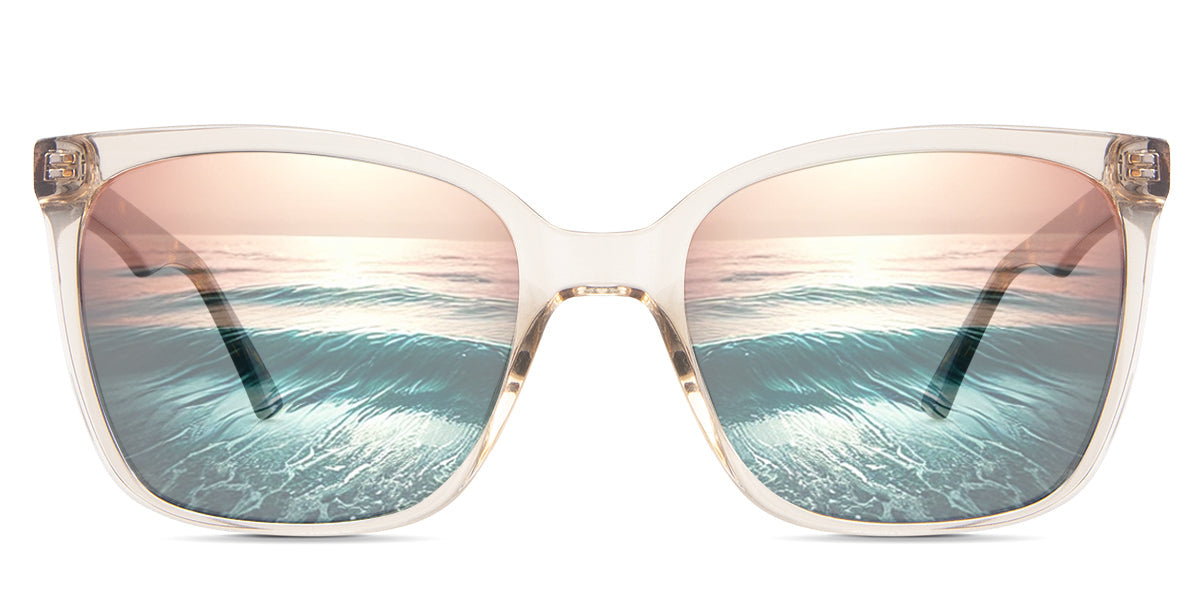 Elona Women's Prescription Tinted Glasses - Stylish & UV Protection for Reading, Driving & Outdoor Activities