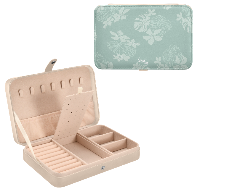 Stylish Travel Jewelry Organizer - Portable Jewelry Case for Necklaces, Rings & Earrings - Perfect for Vacation, Business Trips & Gifts