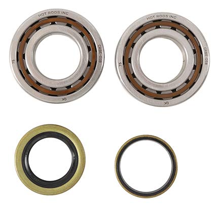 Hot Rods K067 Main Bearing and Seal Kit for Motorcycle Engine Rebuild - Compatible with Honda, Yamaha, Kawasaki - High Performance Replacement Parts for Smooth Ride & Longevity