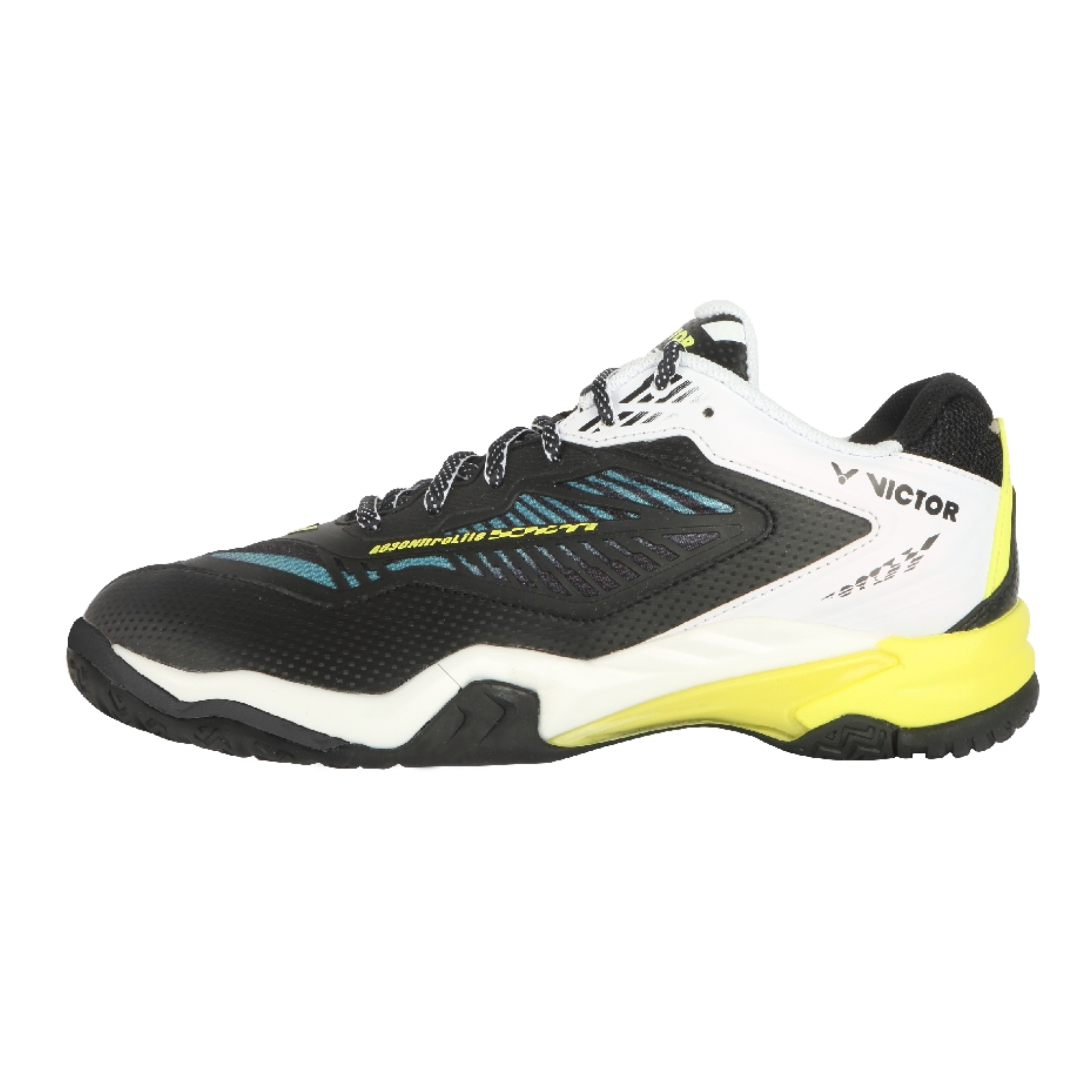 Victor A830NitroLite Professional Badminton Volleyball Tennis Court Shoes [Anthracite/Bright White] - Lightweight Athletic Footwear for Indoor Sports Training & Competition - A830NL CA