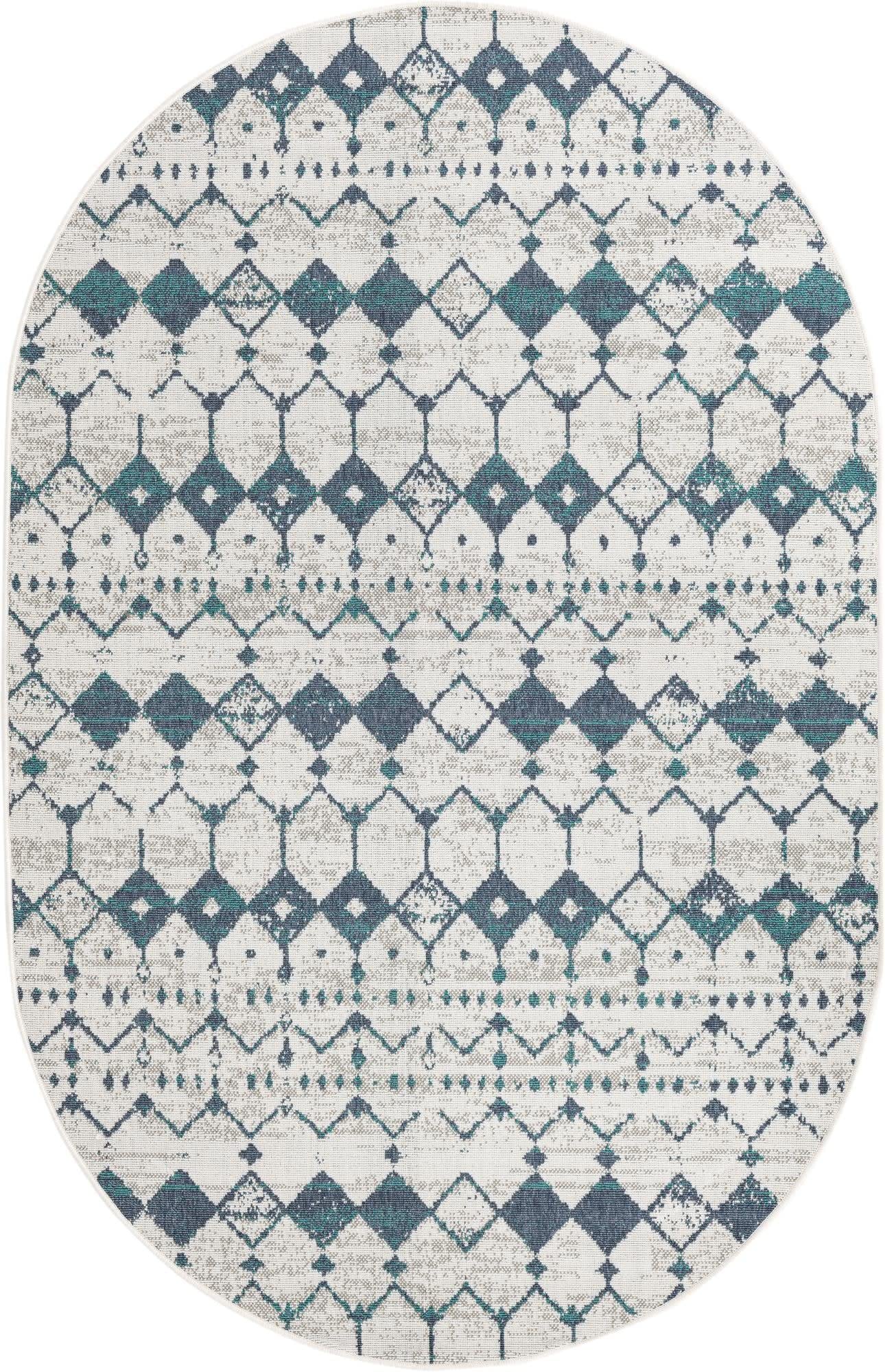 Unique Loom Outdoor Trellis Collection Area Rug - Cardak (5' 3