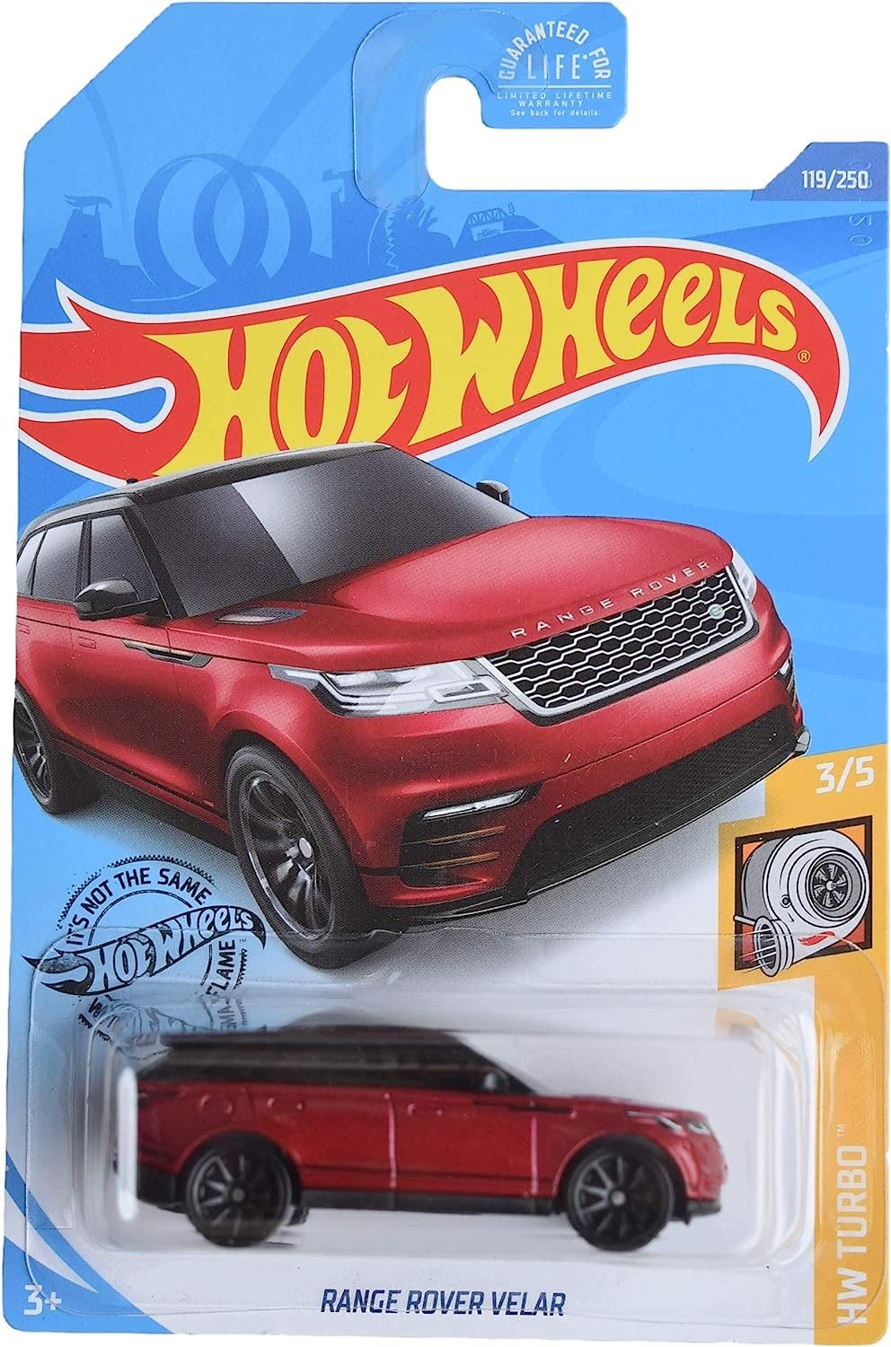 Hot Wheels 1:64 Scale Range Rover Velar Turbo Diecast Car - Red Collectible Model Toy (119/250 Limited Edition) | Perfect for Kids Gifts, Car Enthusiasts & Display Collections