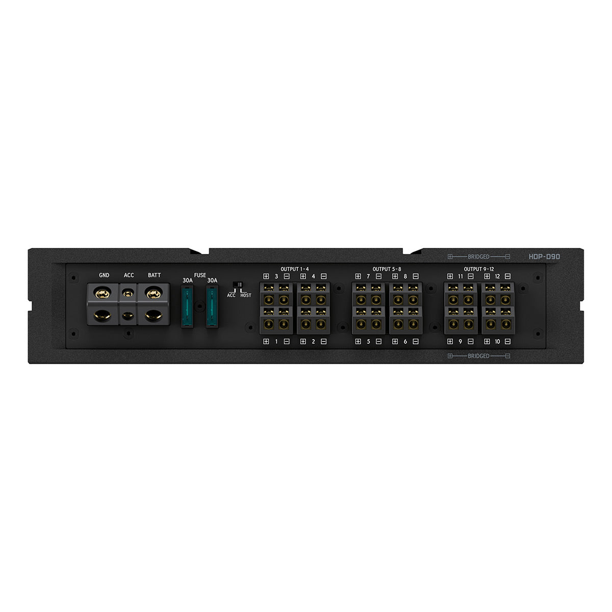 Alpine HDP D90 Status Series DSP Amplifier - High Power Car Audio Amplifier with Digital Signal Processing for Enhanced Sound Quality - Perfect for Car Audio Upgrades and Custom Sound Systems