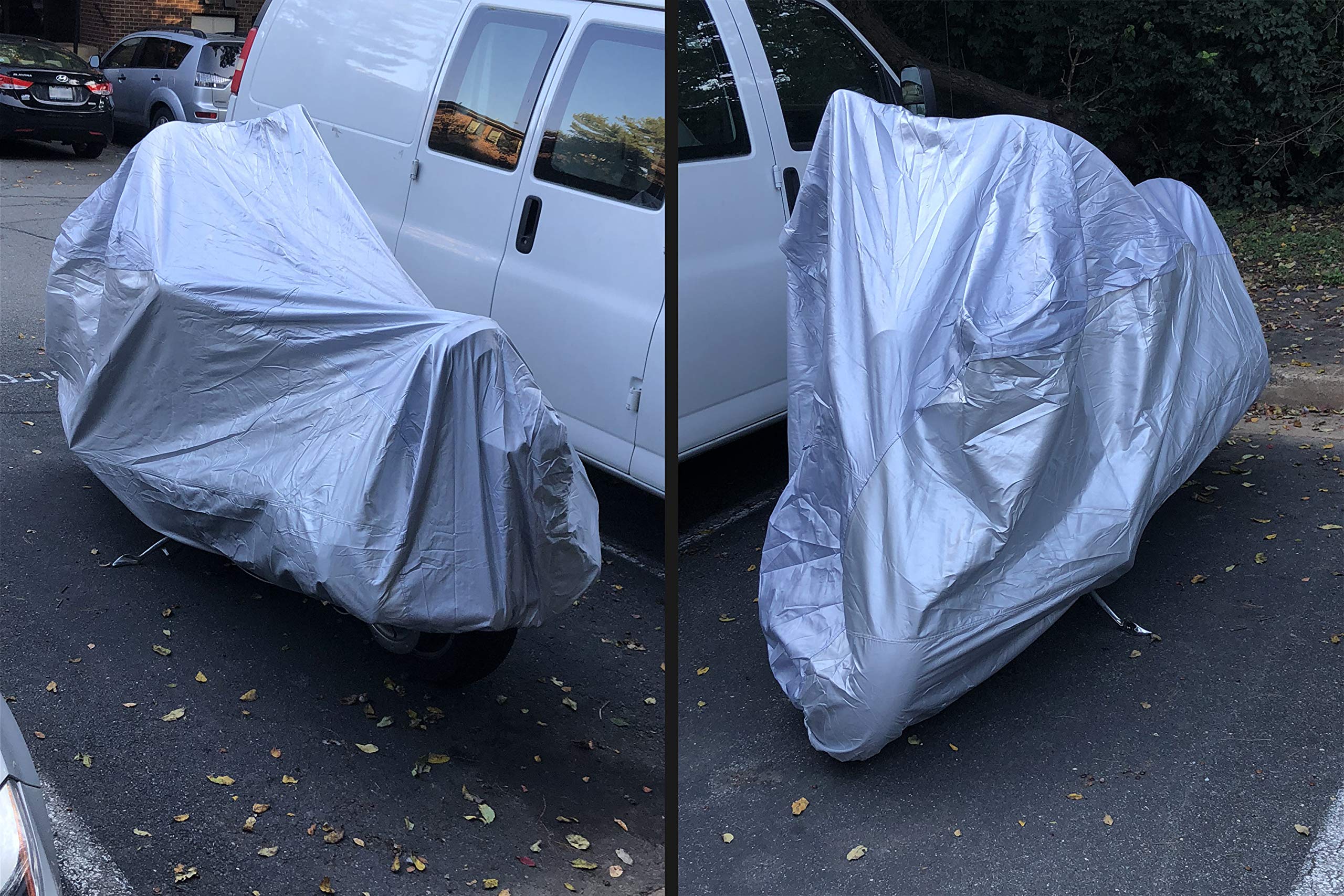 Platinum Motorcycle Cover for Wild West Gunfire - Outdoor & Indoor Use with Storage Bag - for Travel & Storage