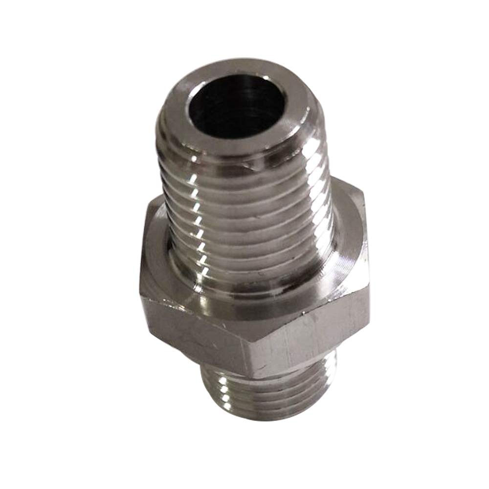304 Stainless Steel Hex Nipple Pipe Fitting - 1/4