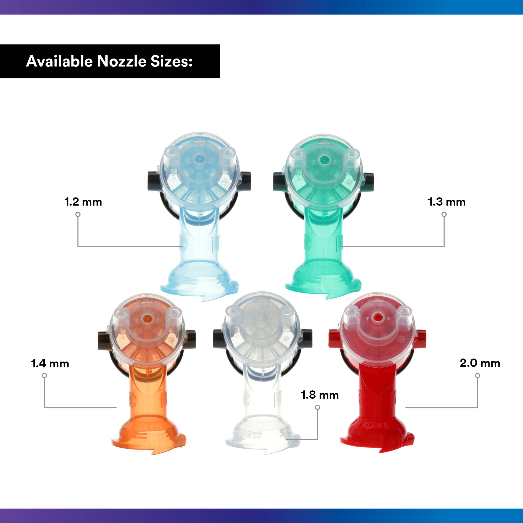 3M Accuspray Atomizing Head Refill Pack for 3M PPS Series 2.0 (26620) - 2.0 mm Red Nozzle - Perfect for Automotive Painting & Industrial Spraying Applications