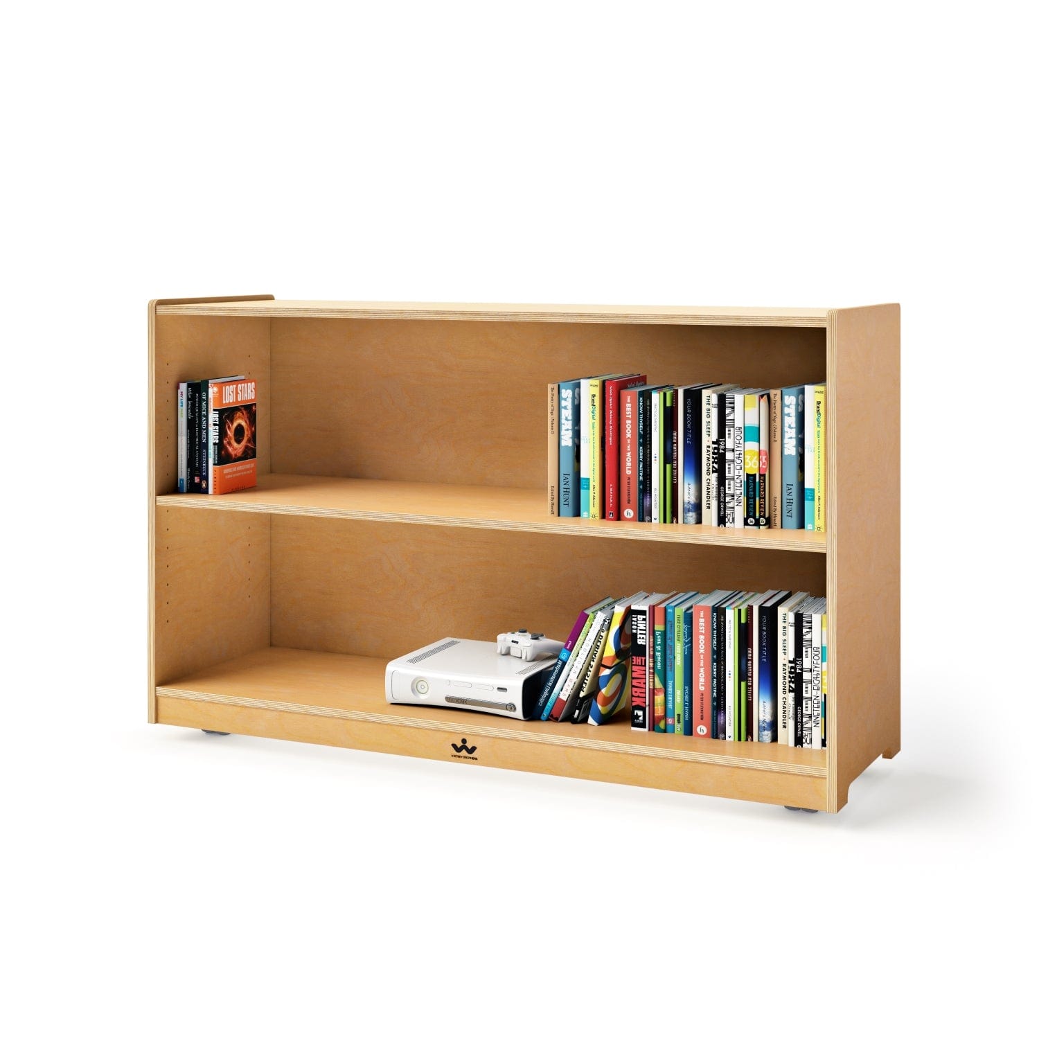30H Mobile Shelf Cabinet - Adjustable Rolling Storage Organizer for Kitchen, Office, or Garage Use