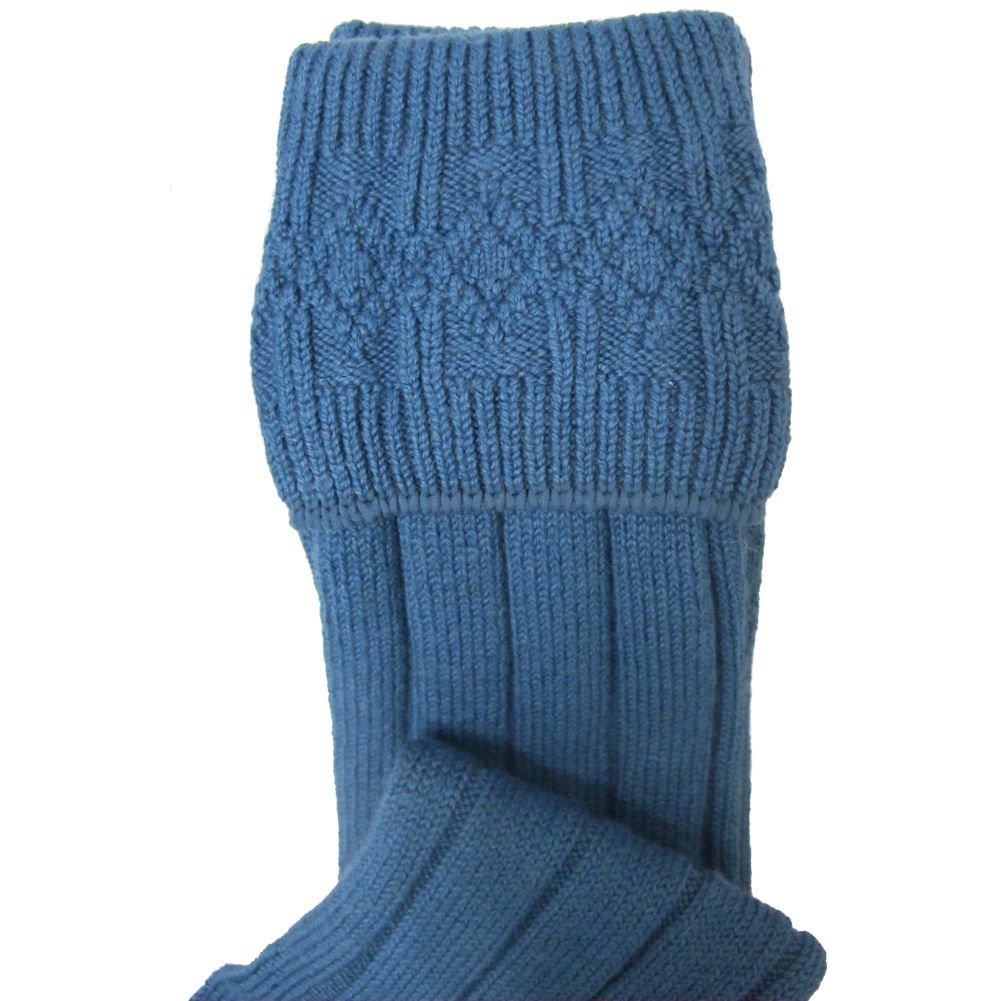 Premium Men's Wool Blend Kilt Socks - Made in USA - Warm & Durable for Scottish Highland Dress, Outdoor Hiking & Cold Weather Activities