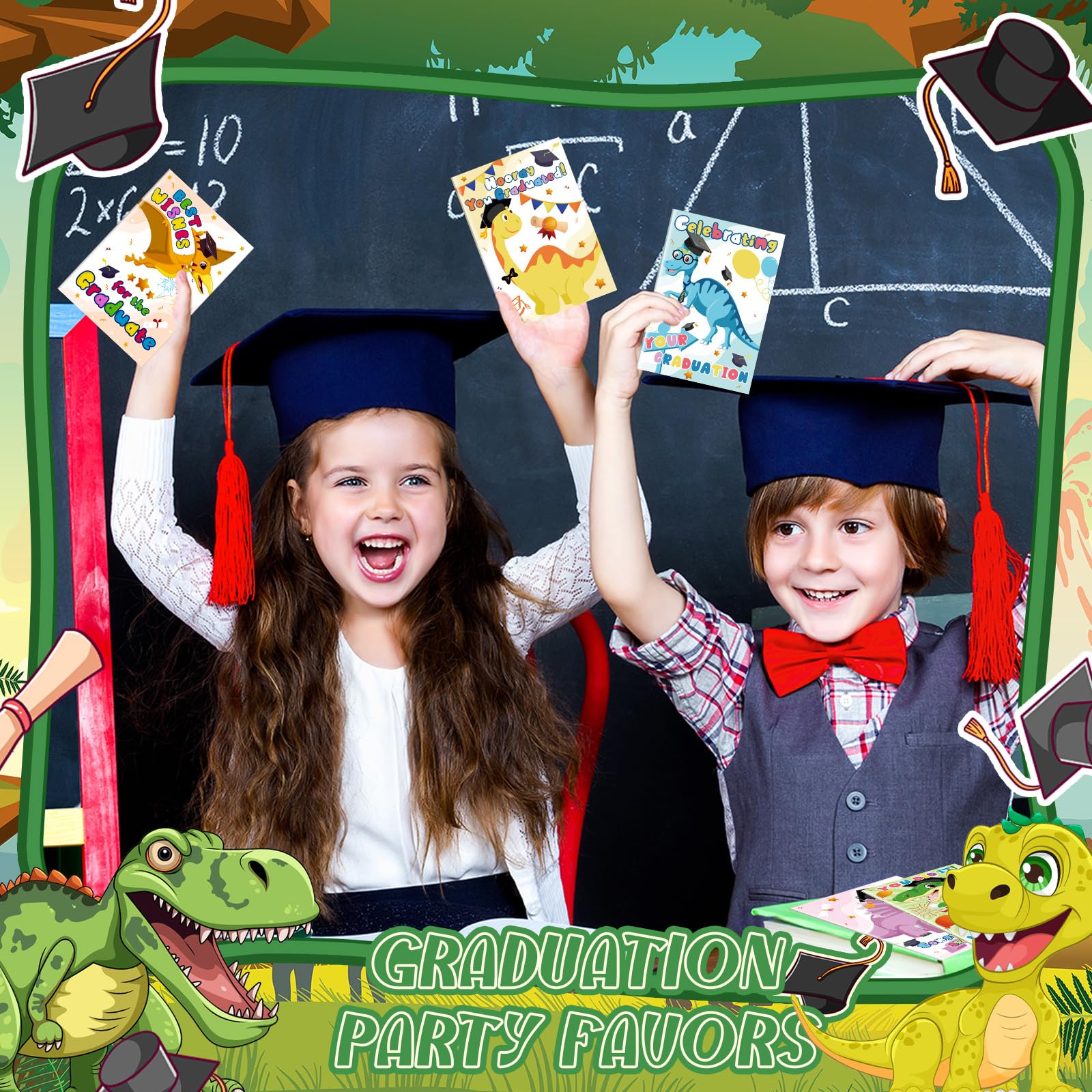 30 Pack Graduation Mini Notebooks for Kids - Small Dinosaur Notepads Bulk Journals, Perfect Graduation Gifts for Students, Classroom Party Favors & School Exchange Presents - Great for Graduation Celebrations, Classroom Rewards & Student Motivation