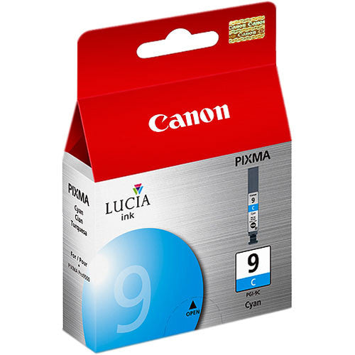 Canon LUCIA PGI 9 Cyan Ink Cartridge - High-Quality Printer Ink for Canon PRO-100, PRO-200, PRO-300 | Perfect for Photo Printing, Art Projects & Professional Graphics