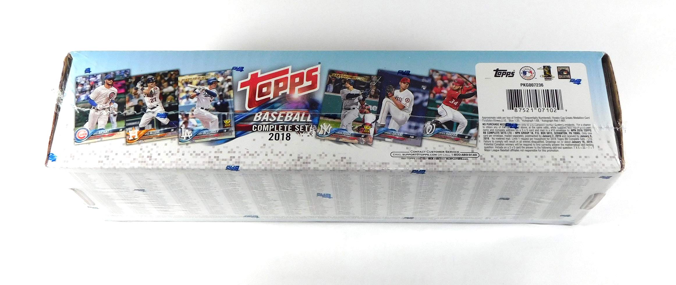 2018 Topps Baseball Complete Factory Sealed Set (702 Cards + 5 Rookie Cards & 1 Rookie Medallion/Auto) - Target Exclusive Retail Edition | Baseball Card Collection, Sports Memorabilia, Gift for Baseball Fans