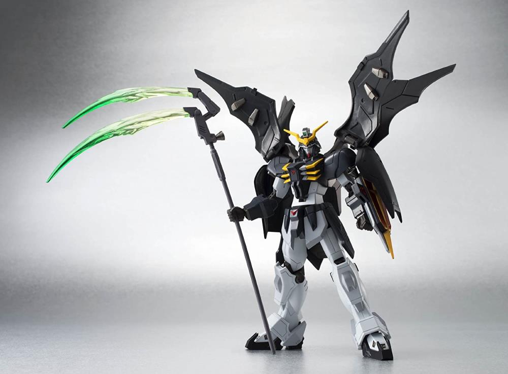 Bandai Metal Robot Spirits Gundam Wing XXXG-01D2 Deathscythe Hell Action Figure - Premium Collectible Model Kit for Anime Fans & Gundam Enthusiasts - Perfect for Display, Photography, and Role-Playing Battles