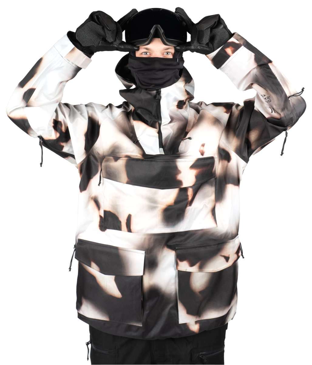 Endeavor 3-Layer Waterproof Patrol Cargo Anorak Jacket for Men - Windproof Tactical Outdoor Coat with Multiple Pockets (2024 New Version) - Ideal for Hiking, Camping, Military Training & Outdoor Adventures