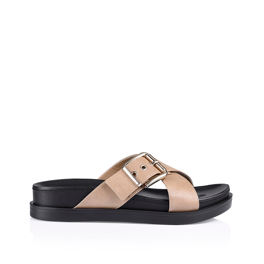 Oscar Chunky Slides - Comfortable Biscuit Softee Sandals for Women | Casual Summer Shoes for Beach, Pool, and Outdoor Wear