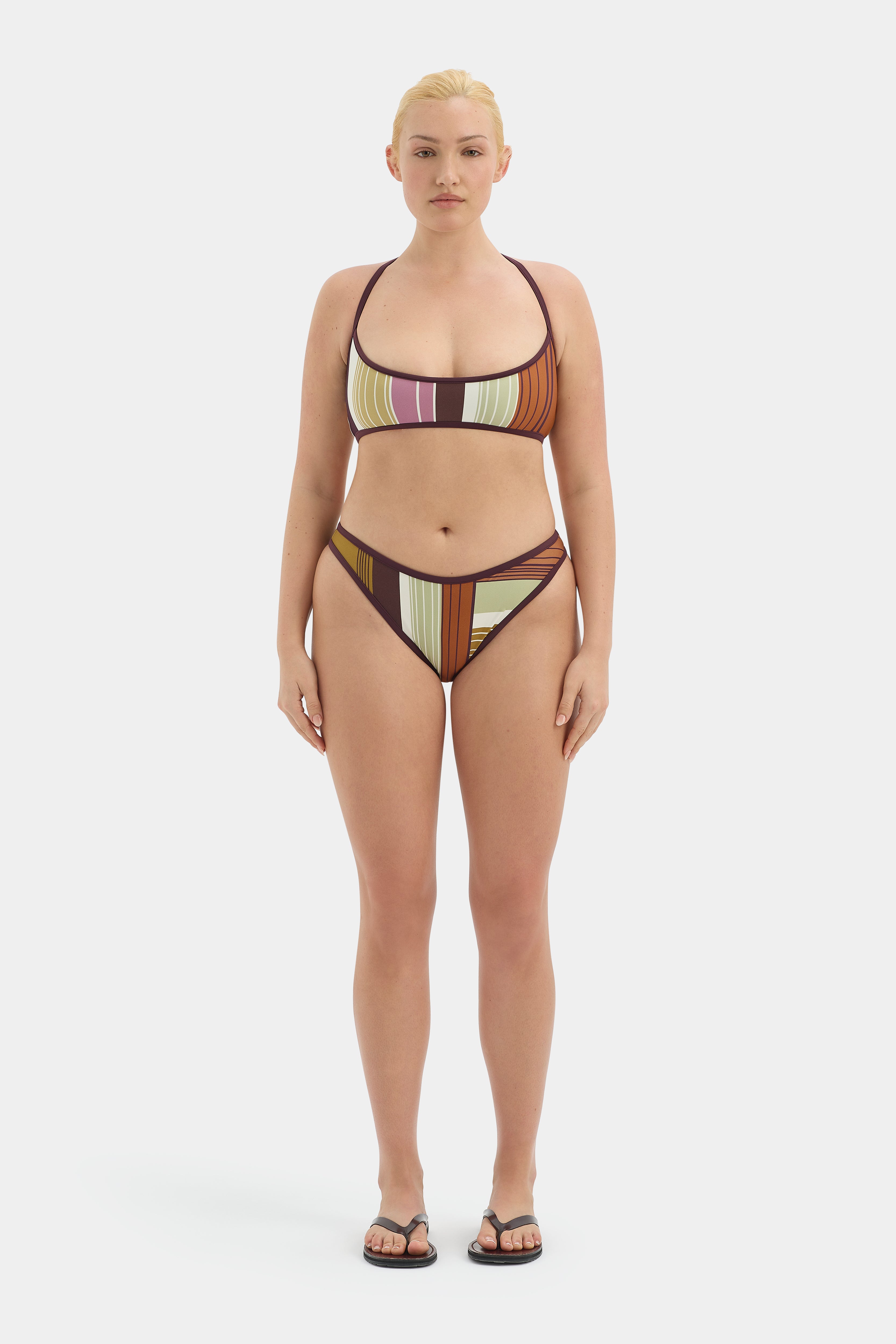 Fontana Halter Bandeau Top - Women's Sexy Strapless Bikini Swimwear for Beach & Pool Party | Summer Vacation Essential