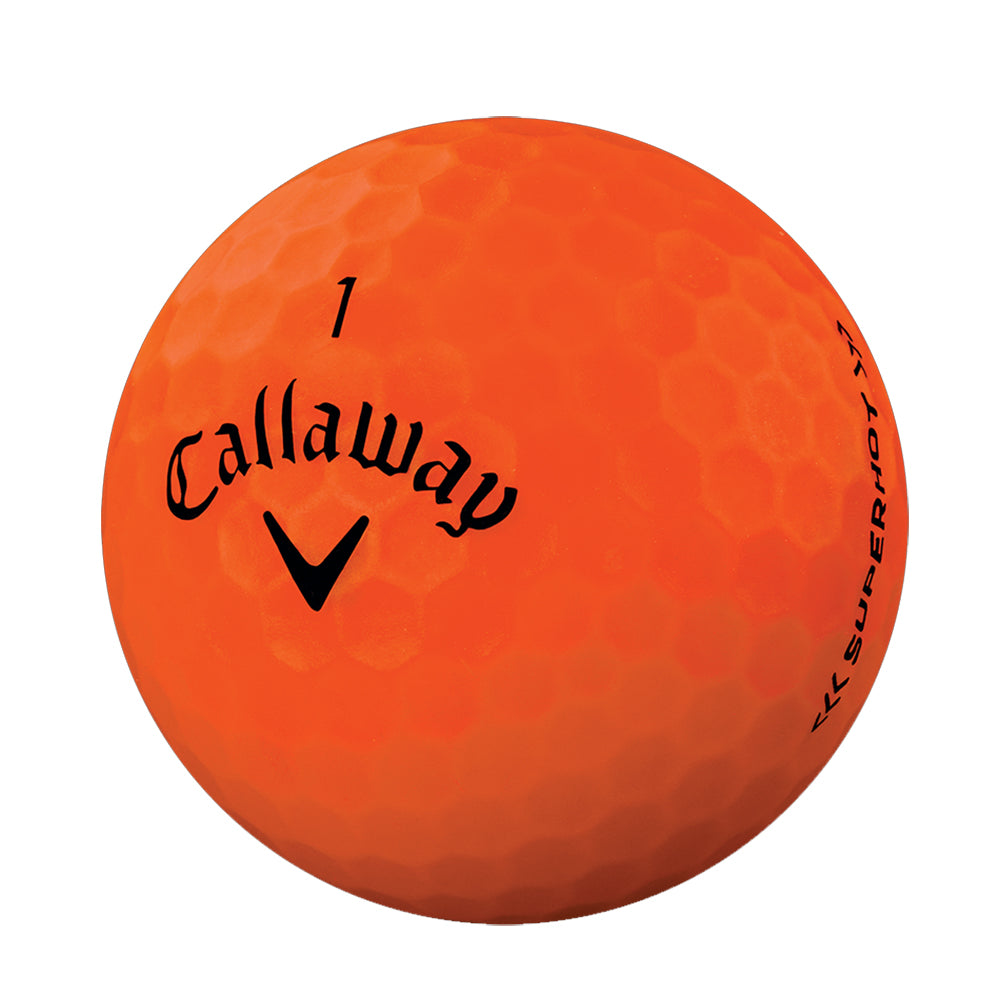 Callaway Supersoft Orange Golf Balls - Premium Low Compression Golf Balls for Distance & Accuracy | Perfect for Beginners & High Handicappers | Use on Driving Range or Course Play