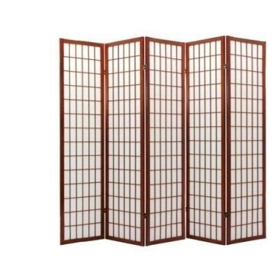 5 Panel Room Divider - Foldable Privacy Screen for Home & Office - Perfect for Room Separation, Nursery, Dorm, and Event Spaces
