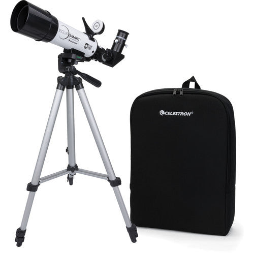 Celestron EclipSmart Solar Telescope 50 with Backpack 22060 - Safe Solar Viewing for Eclipses & Astronomy | Portable Travel Telescope for Outdoor Adventures