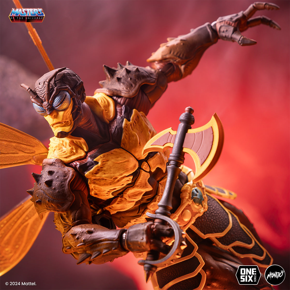 Masters of the Universe Buzz Off 1/6 Scale Action Figure - Timed Edition Collectible for Fans and Display - Perfect for Home Decor, Office Display, and Gift Giving