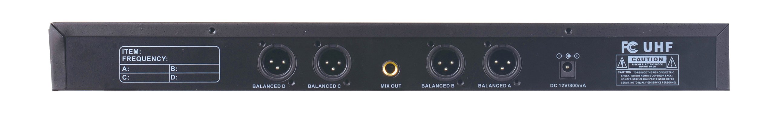 GTD Audio VHF Wireless Microphone System - 4 Headset & Lavalier Mics (380L) for Karaoke, Public Speaking, Church Services & Live Performances
