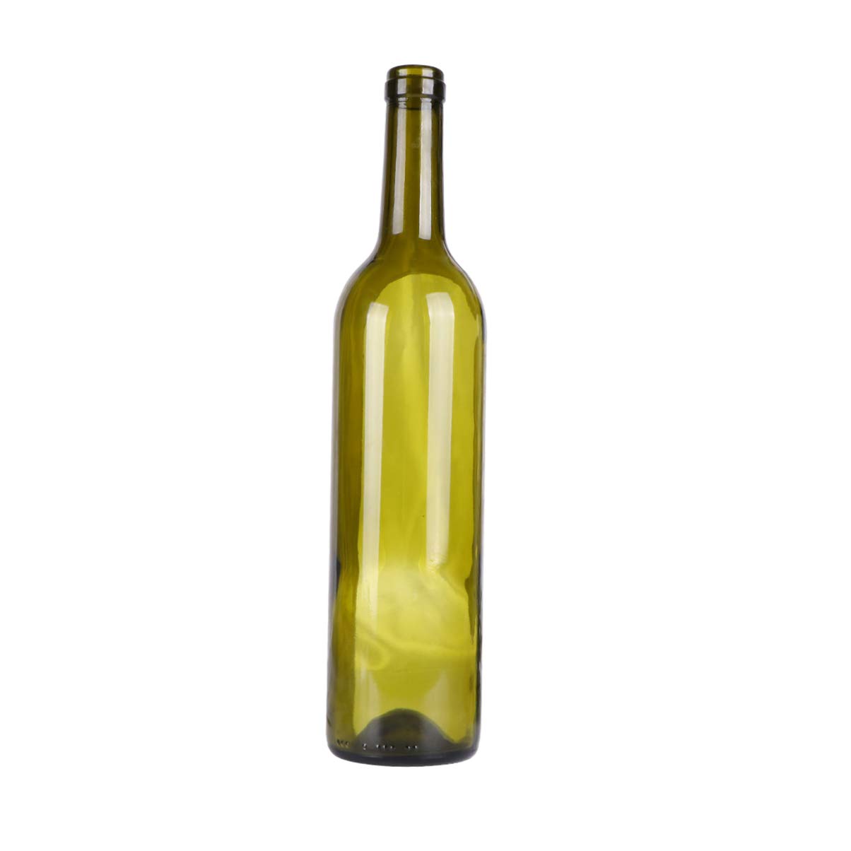 Veemoon Glass Bottle Vase Candle Holder - Handcrafted Dark Green Unique Decor for Wine Bottle, Flower Pot, Home & Wedding Centerpiece
