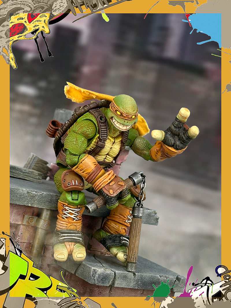Fury Toys 1/12 Scale 5-inch Action Figure - Wave 3 Rage Samurai Force Turtle Collectible Figure for Display & Play | Perfect for Anime Fans, Model Collectors, and Gift Giving