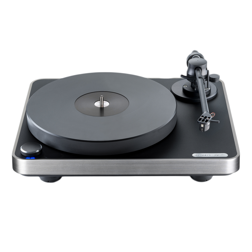 Clearaudio Signature Turntable with 12V Professional Power Supply - High-End Vinyl Record Player for Audiophiles & Home Music Systems