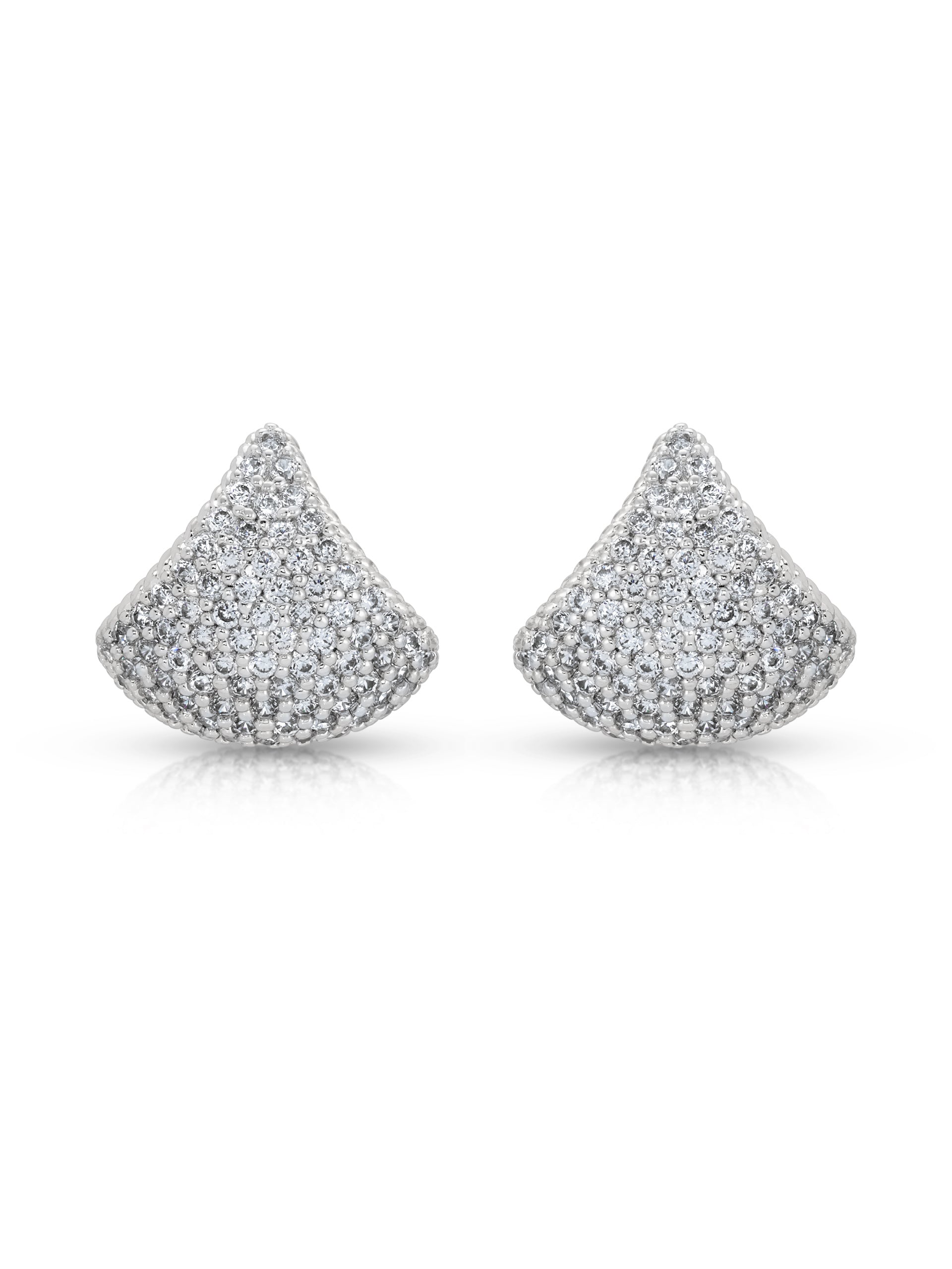 Pavé Encrusted Huggie Hoop Earrings for Women - 14K Gold Plated Cubic Zirconia Huggie Hoops - Perfect for Everyday Wear, Parties & Special Occasions