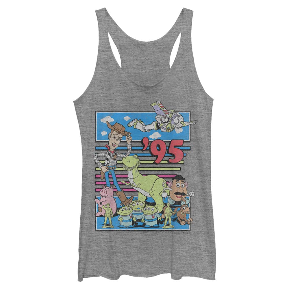 Pixar Story Fast Toys Women's Racerback Tank Top - Comfortable & Stylish Disney-Inspired Workout & Casual Wear for Women