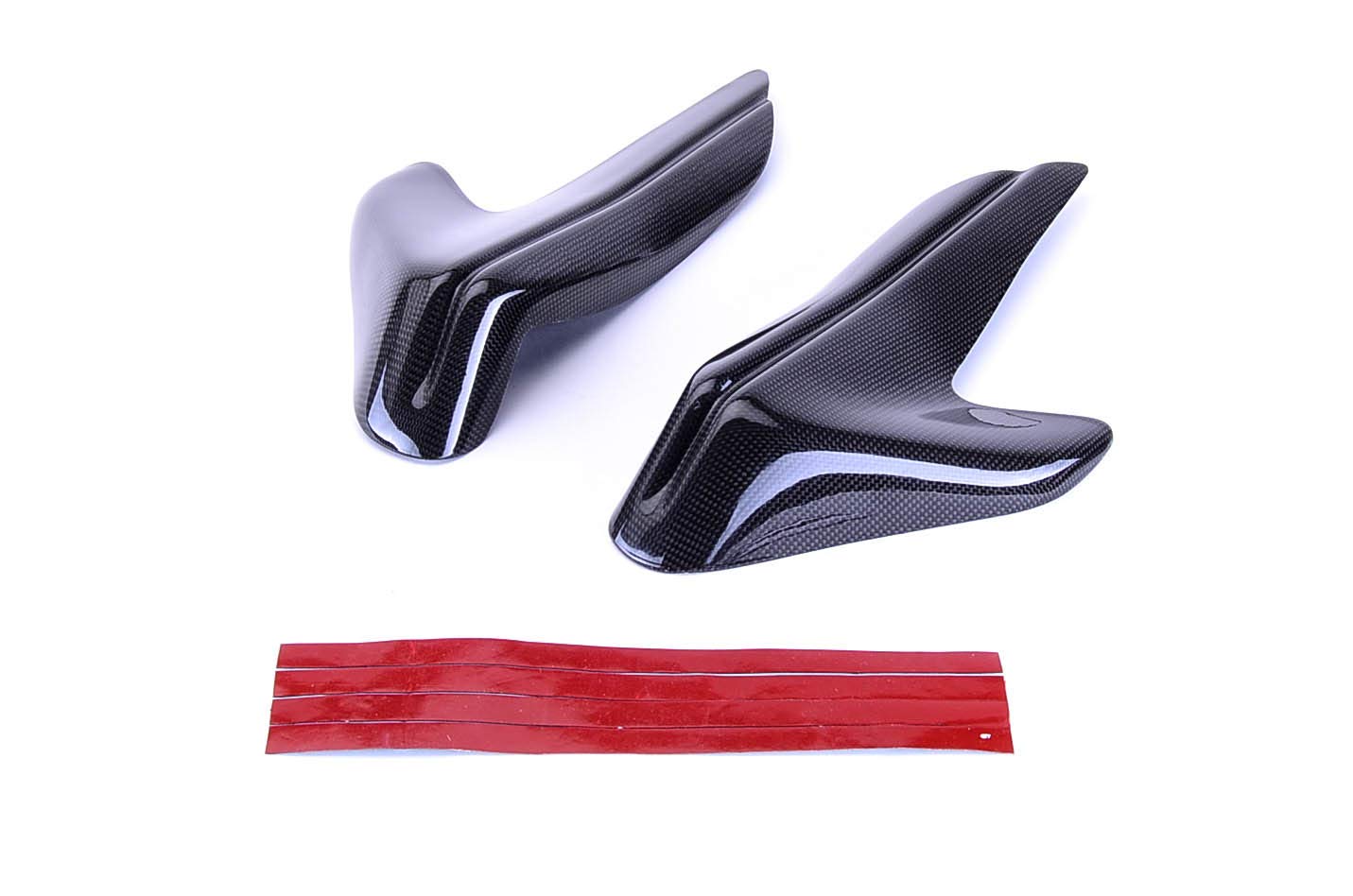 Bestem Carbon Fiber Tank Side Panels with Adhesive Tape - Compatible with Ducati 749 & 999 Motorcycles | Lightweight & Durable Upgrade | Perfect for Street Racing & Custom Bike Builds