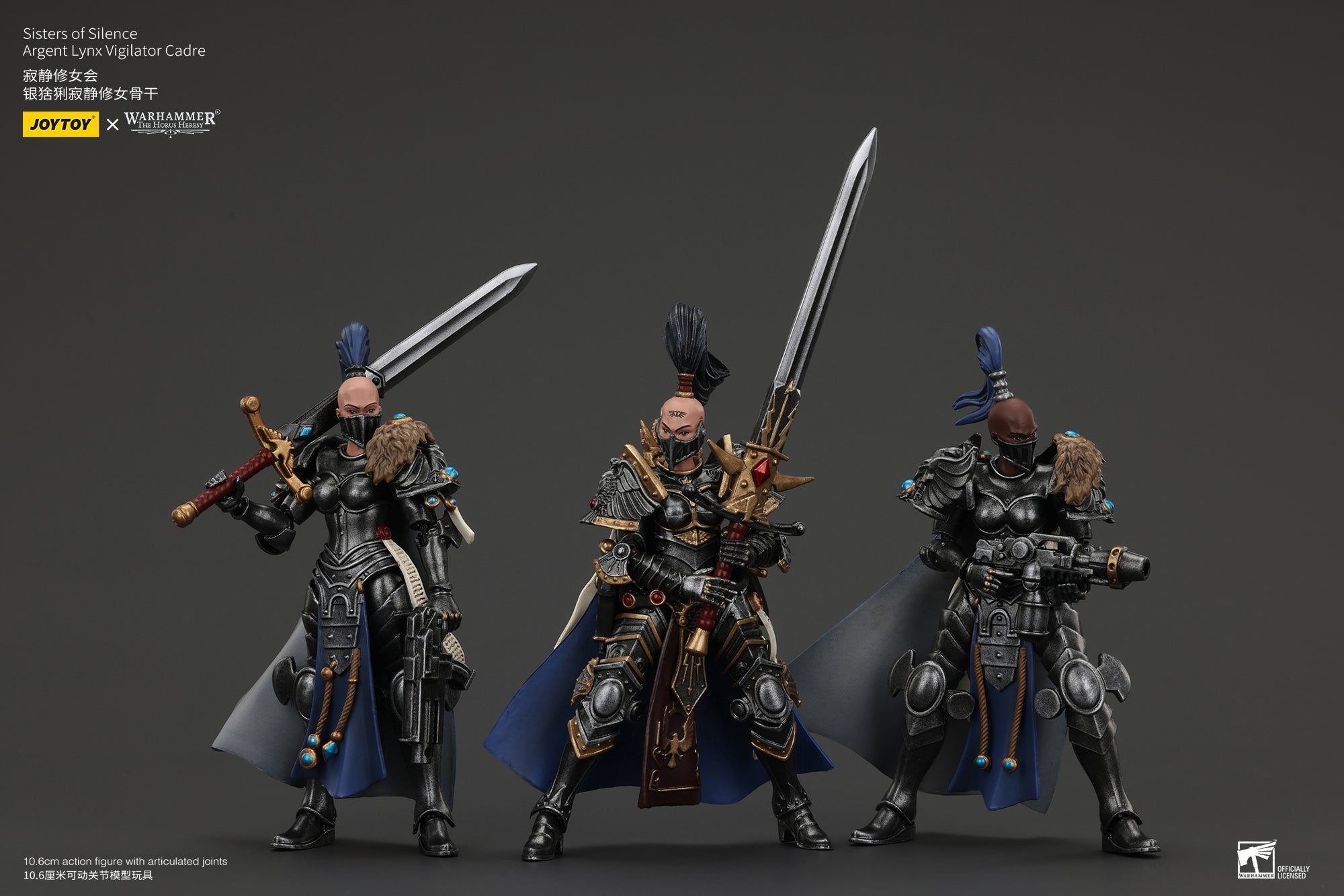 JOYTOY 1/18 Scale Warhammer The Horus Heresy Sisters of Silence Action Figure - Collectible Miniature for Tabletop Gaming & Display