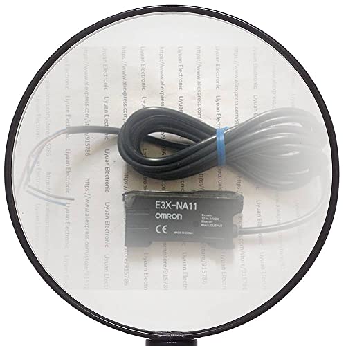 E3X-NA11 Fiber Optic Amplifier Sensor - High Precision Photoelectric Detection for Industrial Automation & Packaging Lines | Perfect for Conveyor Belt Monitoring & Object Counting