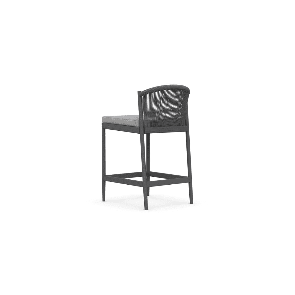 Catalina Outdoor Counter Stool - Weather-Resistant Bar Stool for Patio, Deck, or Poolside - Comfortable & Durable Backless Stool for Outdoor Dining & Entertaining