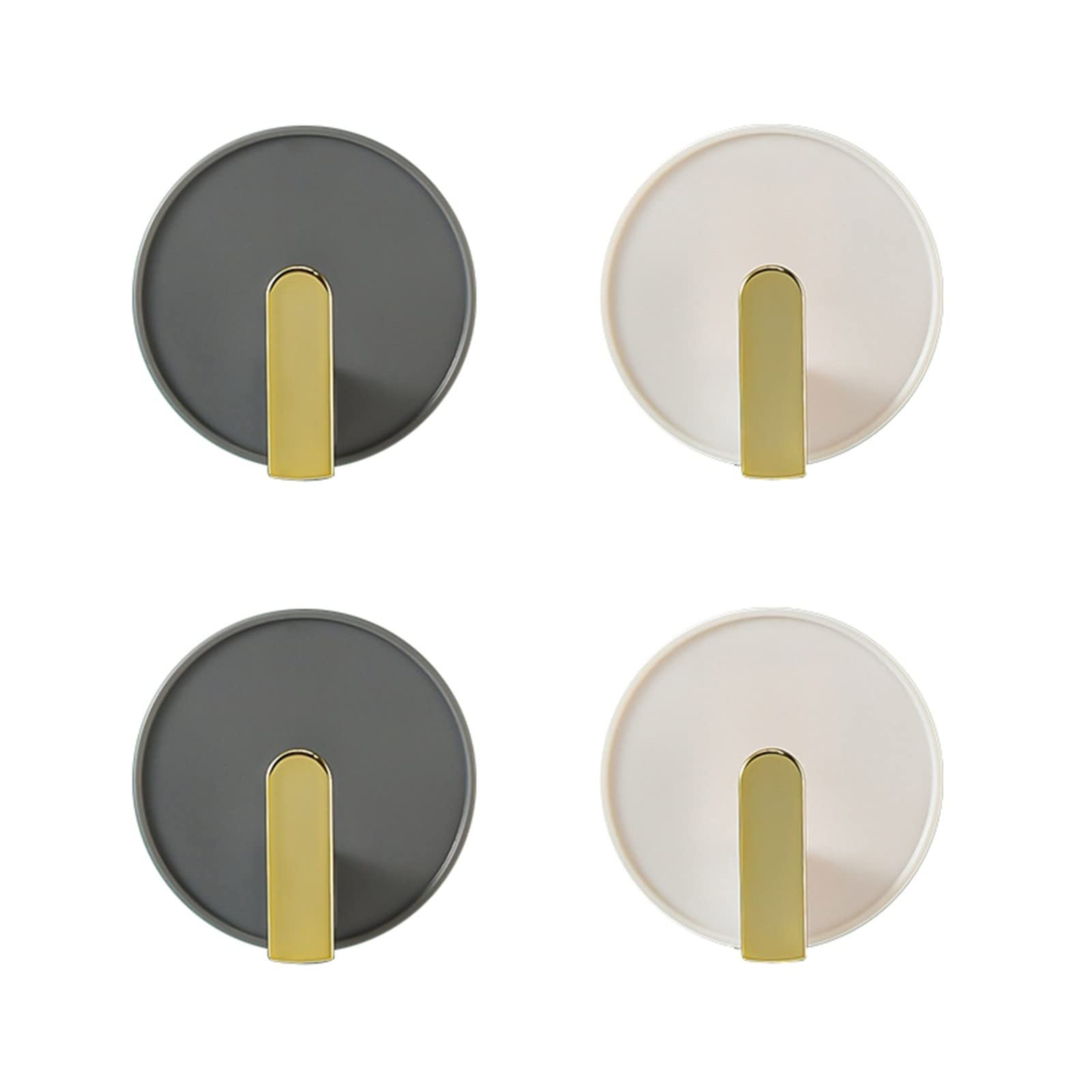 Self Adhesive Wall Hooks Heavy Duty - Decorative Sticky Hangers for Coats, Clothes, Hats, Keys & Kitchen Towels - Waterproof Shower Hooks for Bathroom Organization - Perfect for Home, Office & Dorm Room Storage Solutions