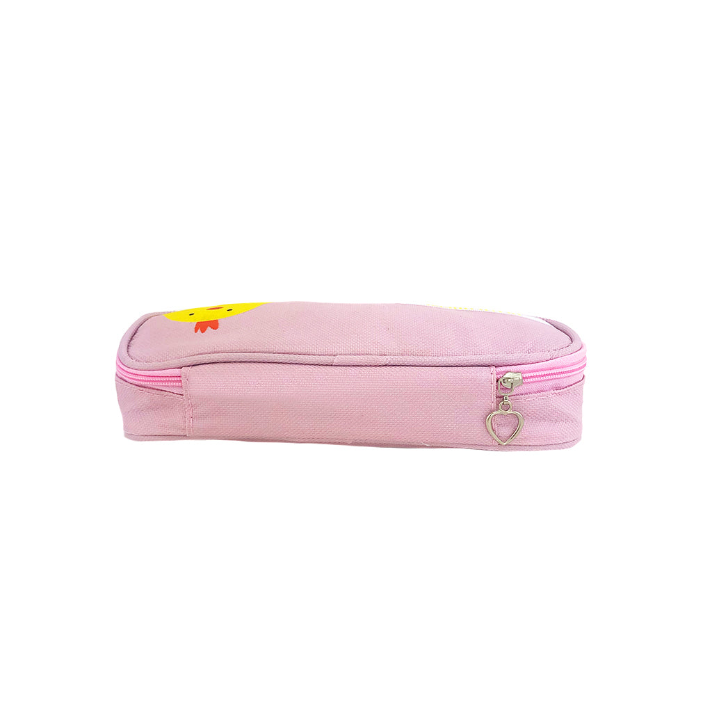 Durable Canvas Pencil Case for School, Office & Travel - Stylish & Spacious Organizer for Pens, Markers & Art Supplies