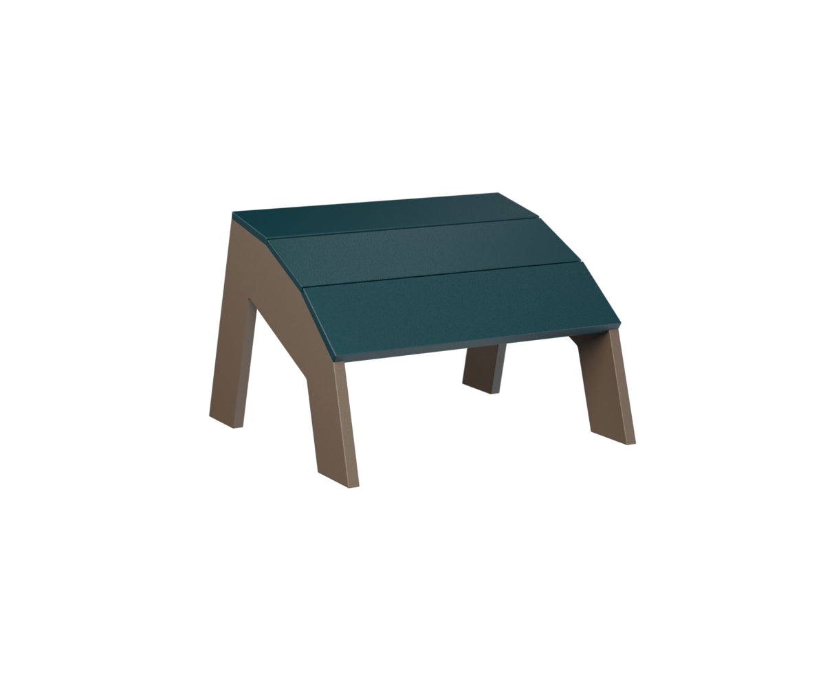 Berlin Gardens Nordic Adirondack Footstool - Outdoor Patio Furniture, Solid Wood Footrest for Garden, Deck & Poolside Relaxation