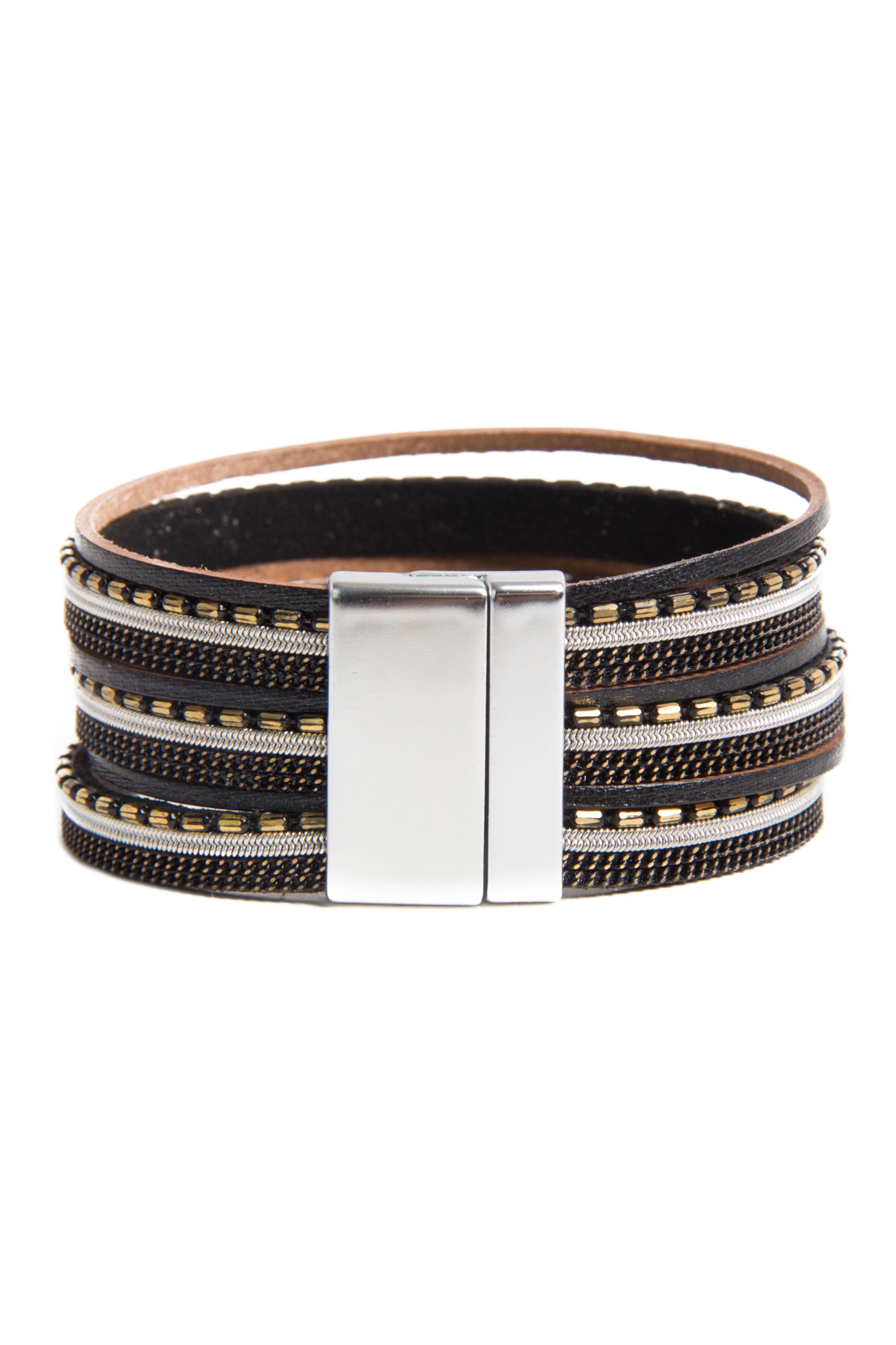 Dionne Multi Strand Leather Bracelet for Women - Stylish Boho Handmade Bracelet - Perfect for Casual Wear, Parties & Gifts
