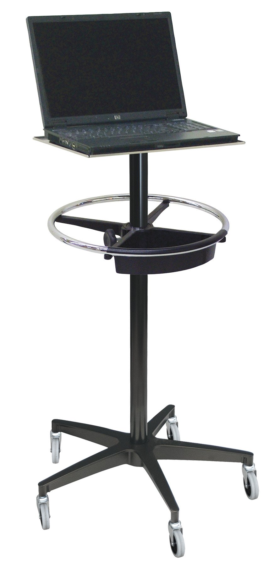 Omnimed Adjustable Laptop Stand for Desk - Ergonomic Computer Riser with Ventilation, Portable Laptop Holder for Home Office, Work, Study & Travel (Fits 10-17 Inch Notebooks)