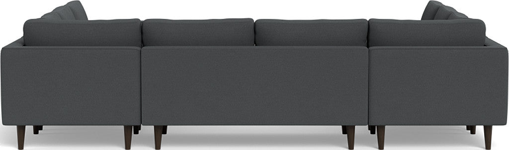 Ladybird 134 U-Shaped Sectional Sofa - Modern L-Shaped Couch for Living Room, Family Room & Home Theater - Soft Fabric, Comfortable Seating for Relaxing & Entertaining