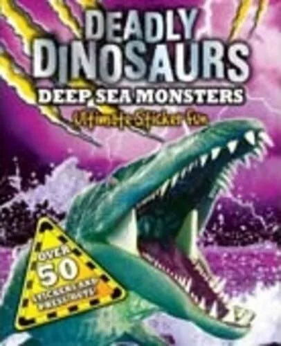 Deadly Dinosaurs Awesome Flyers - Ultimate Sticker Fun Book for Kids | Dinosaur Stickers for Scrapbooking, School Projects & Creative Play