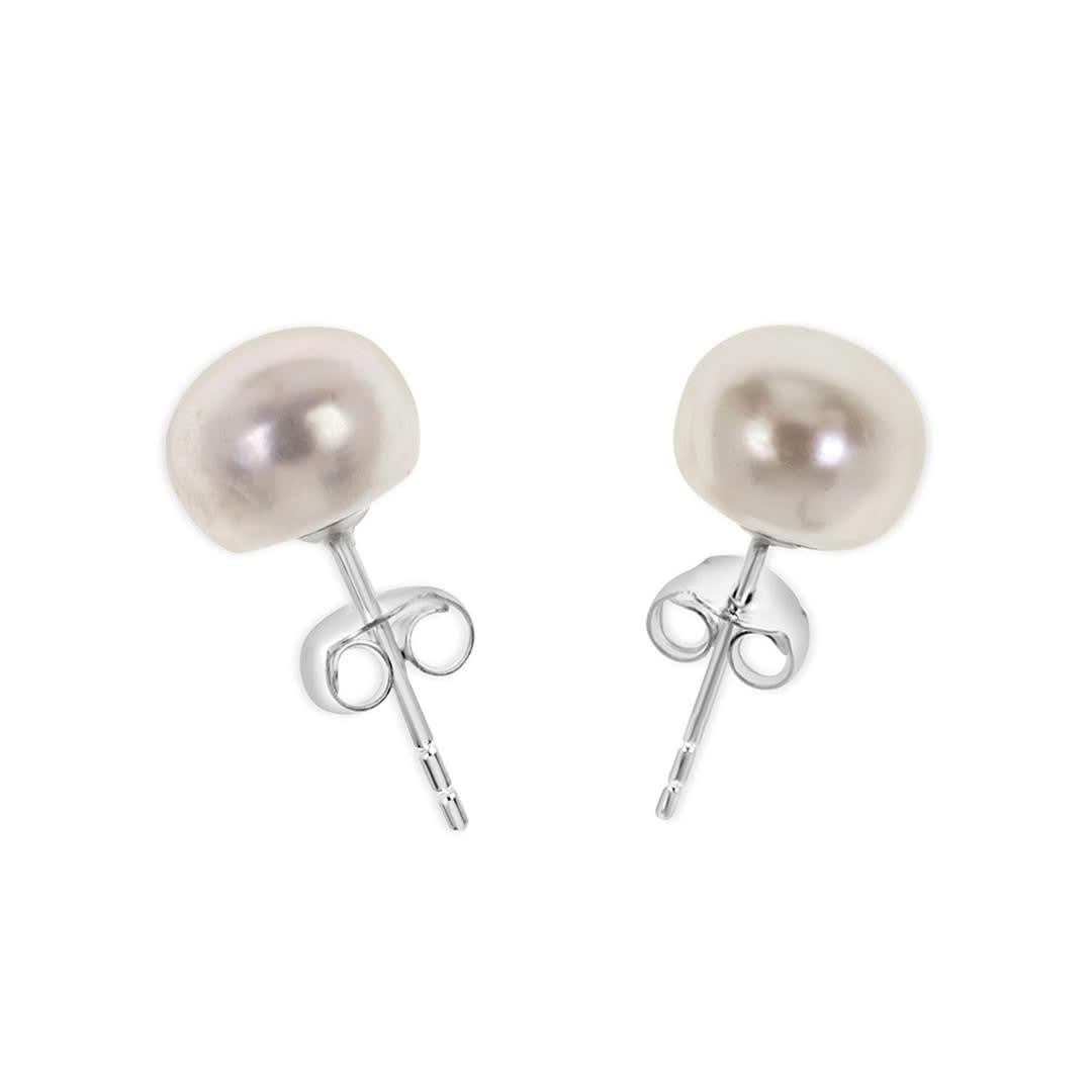 Elegant Classic Pearl Earrings in Ivory - Perfect for Weddings, Parties & Formal Occasions