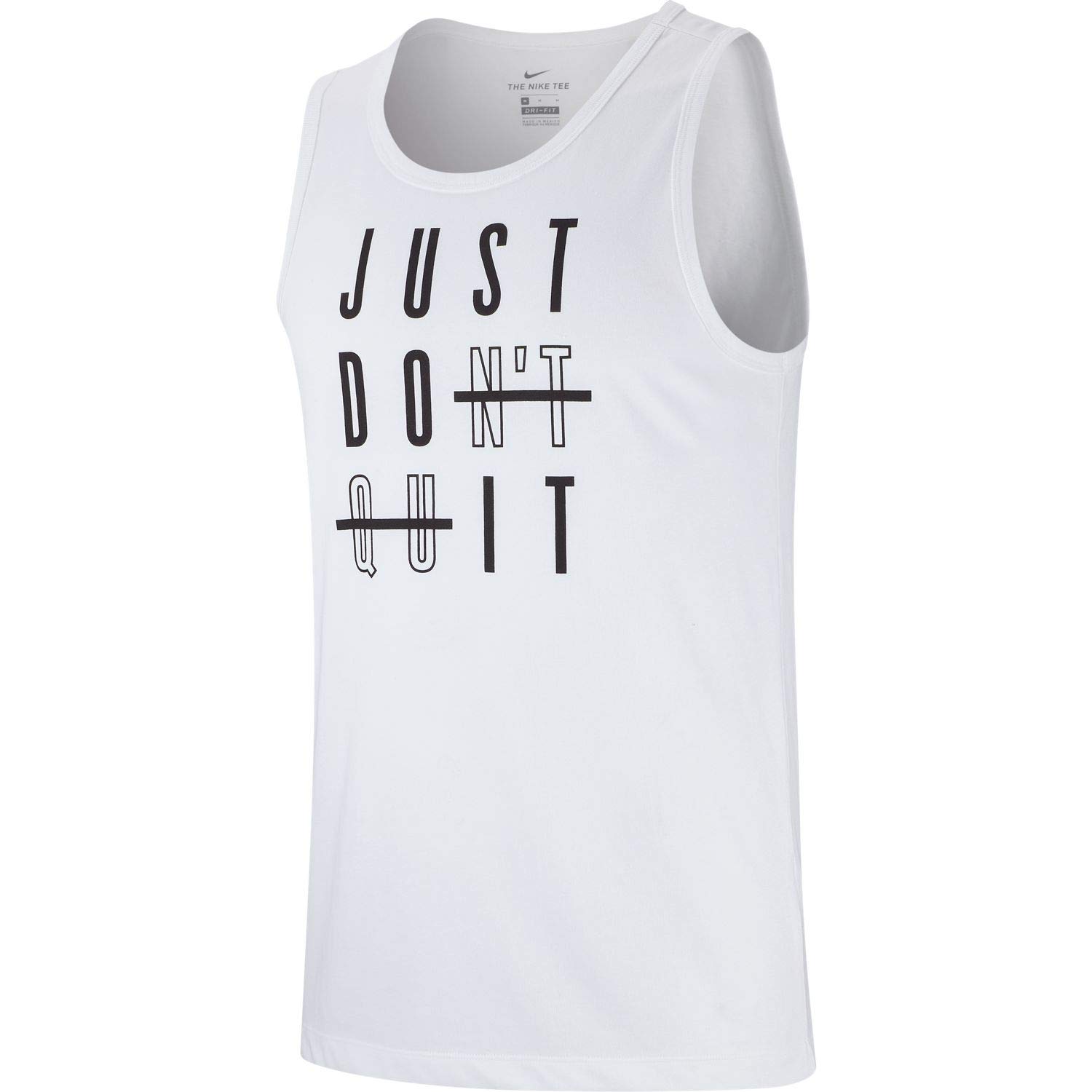 Nike Miler Dry Men's Training Tank Top - Moisture Wicking, Breathable, Lightweight (White, Size S-XXL) for Running, Gym Workouts & Outdoor Sports