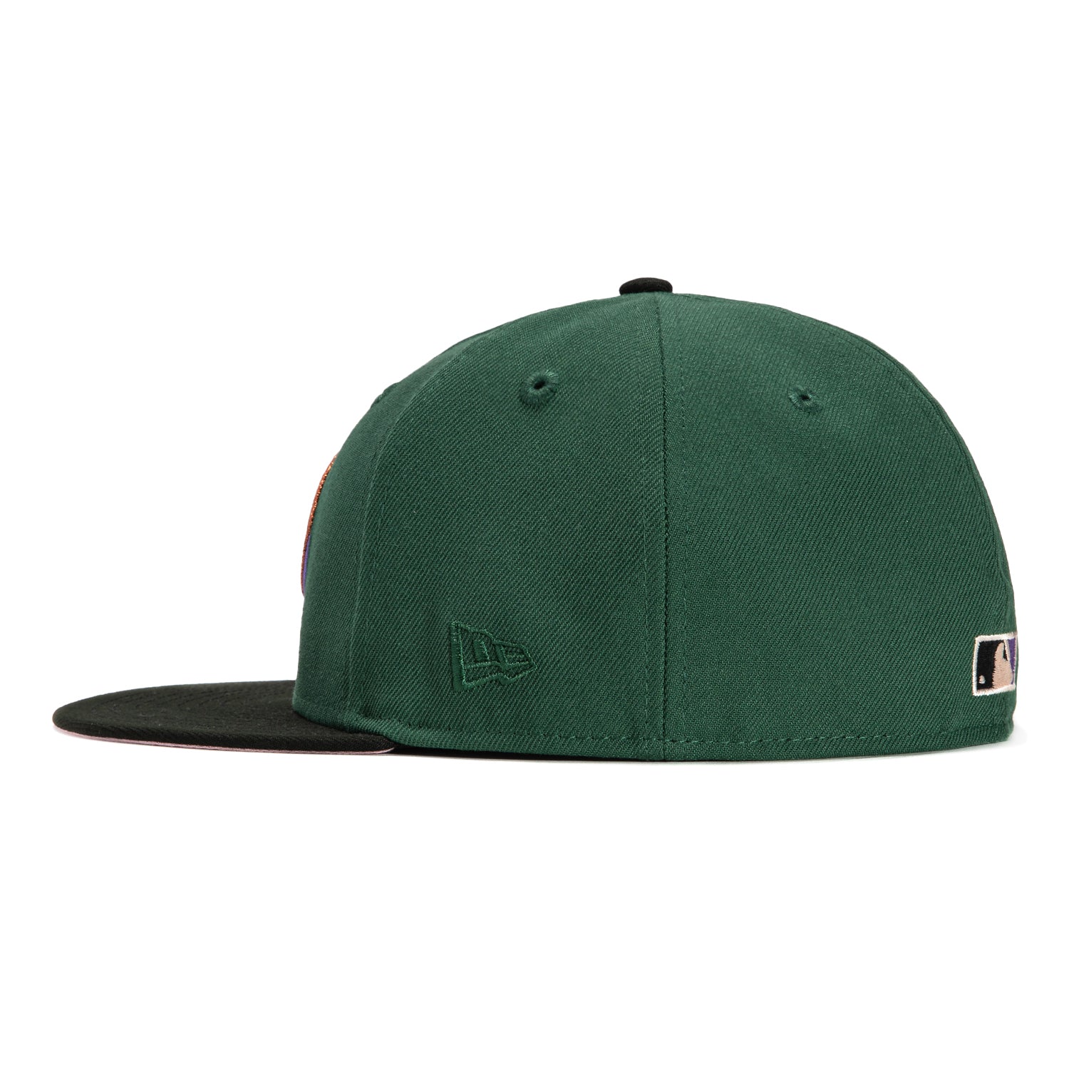 New Era 59Fifty Arizona Diamondbacks MLB Baseball Cap with Inaugural Patch - Green, Black, Apricot & Metallic Copper - Adjustable Snapback Hat for Men & Women - Perfect for Baseball Games, Sports Fans & Streetwear Fashion