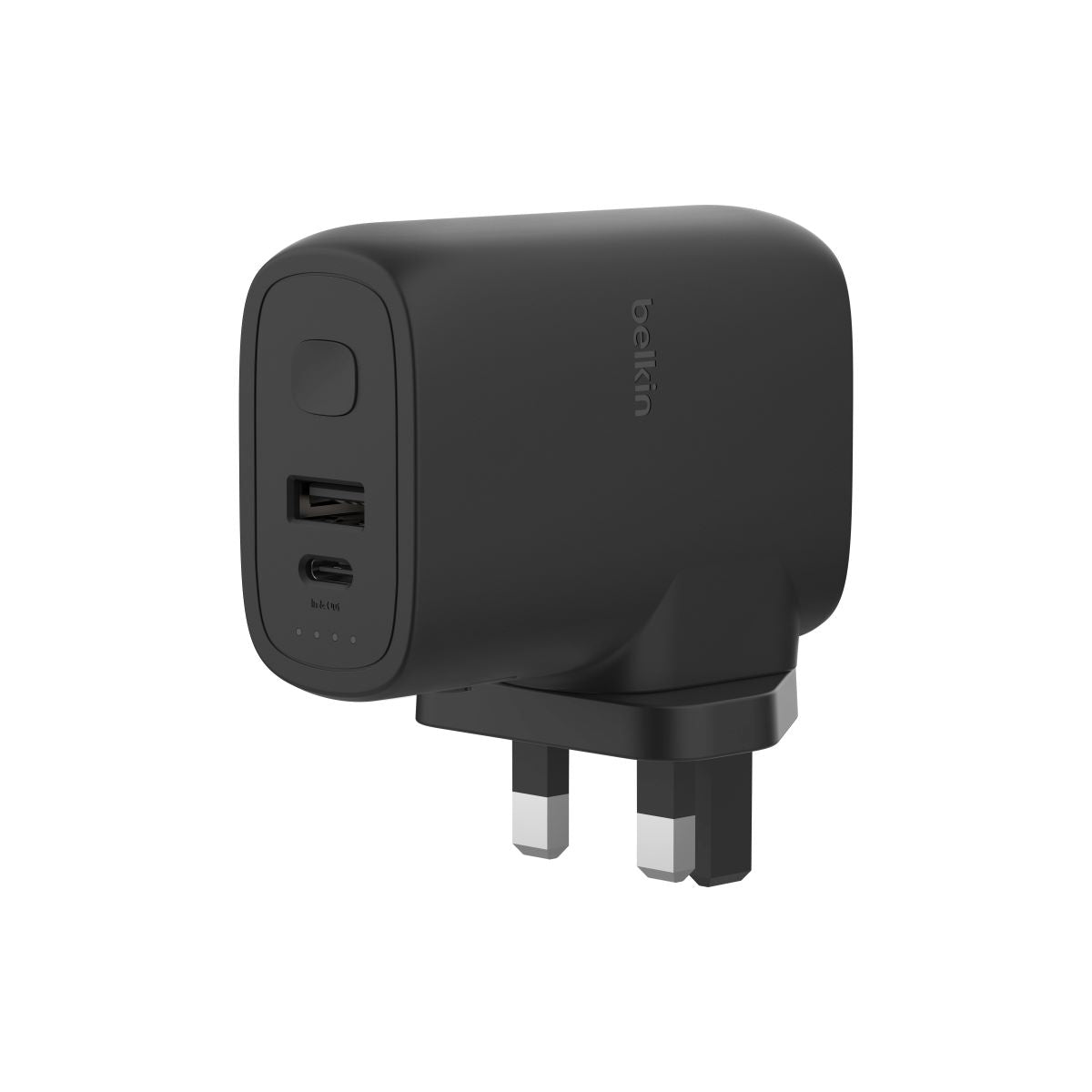 Belkin BoostCharge 25W Hybrid Home Charger with 5000mAh Power Bank - Fast Charging for iPhone, Samsung, AirPods & More - Perfect for Travel, Office & Home Use