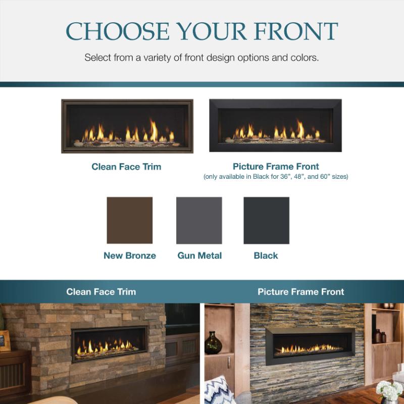 Majestic Echelon II 72-Inch Linear Direct Vent Gas Fireplace - ECHEL72IN | Modern Home Heating Solution for Living Rooms & Patios