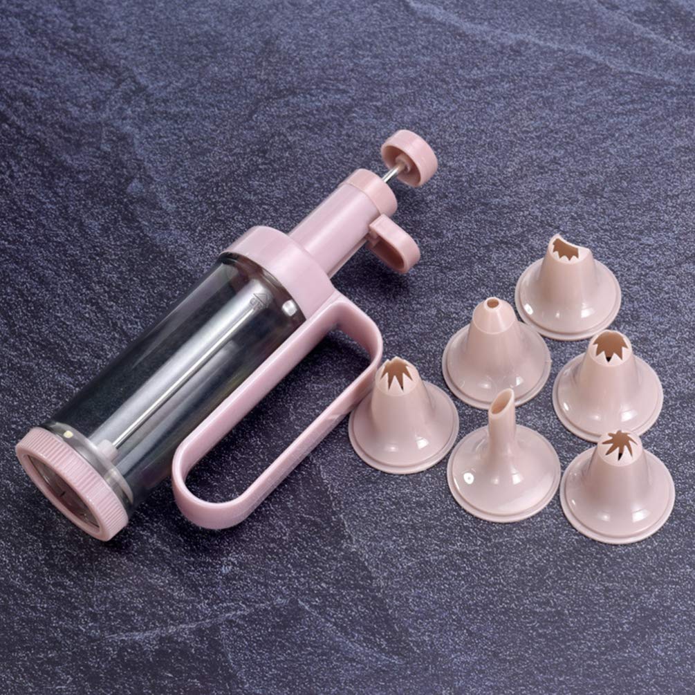 DOITOOL Cookie Press Kit - Stainless Steel Biscuit Maker with 12 Decoration Tips for Churros, Cupcakes, Cheese Crackers | Perfect for DIY Baking, Holiday Treats & Party Dessert Decorations